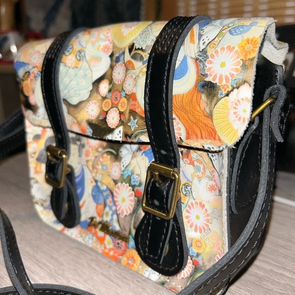 Dr. Martens 7" Eastern Art Leather Satchel Multi/Black - Picture 3 of 9
